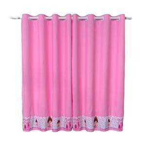 Cortina Bailarina Quarto De Menina Rosa Princesa 2,60 X1,70