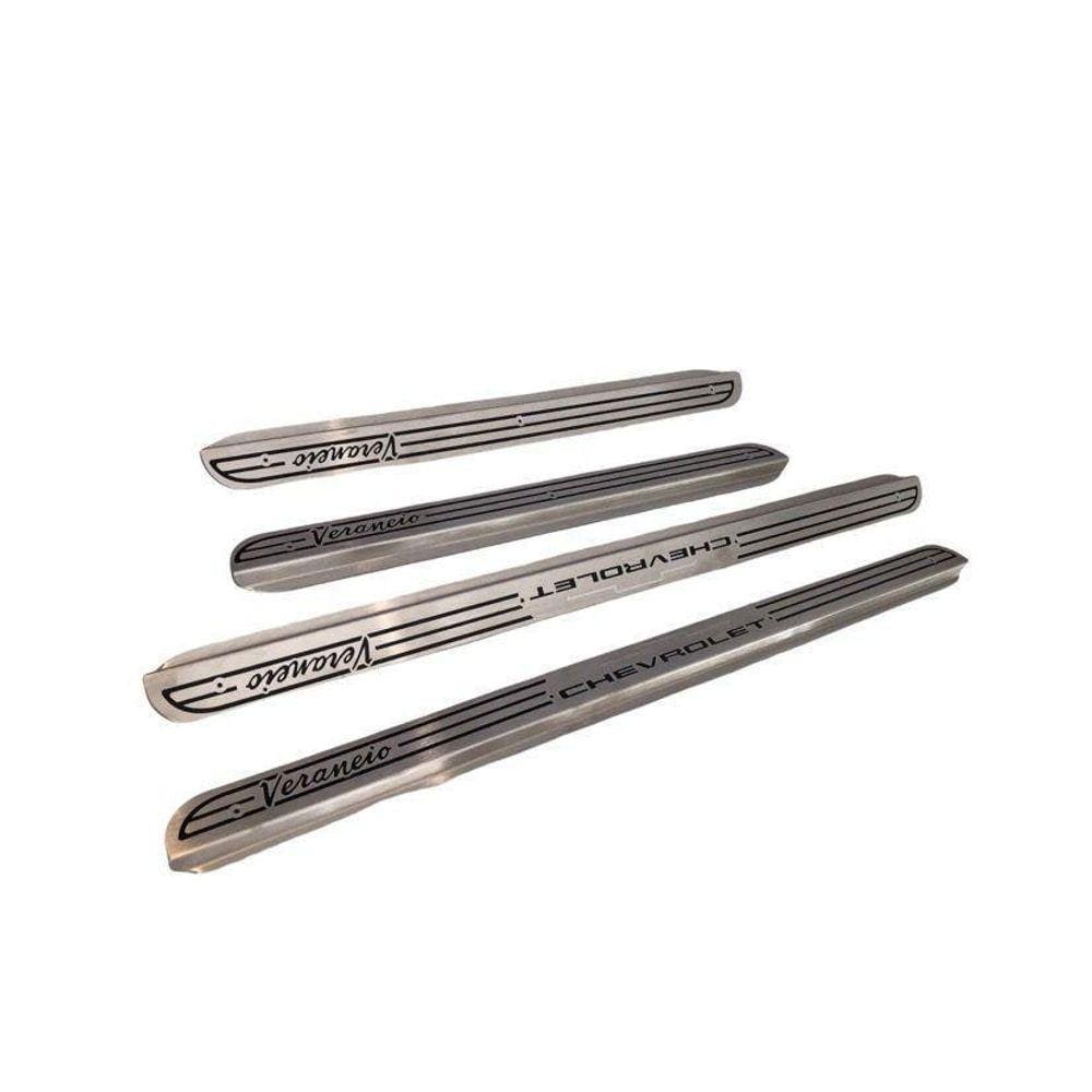 Soleira Inox Friso 4 Portas Chevrolet Veraneio