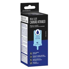 Vela Elite Com Carvão Ativado Pra Filtro De Barro 10 Un