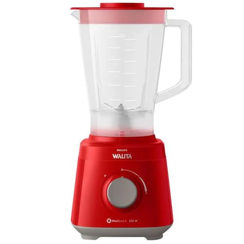 imagem-Liquidificador Philips Walita Daily RI2110 Vermelho 550W com 2 Velocidades  - 220V