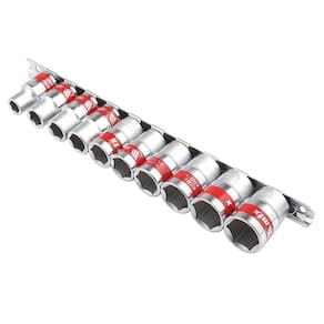 Jogo De Soquete Sext 1/2  10 A 22 10Pcs Crv Mtx 135579