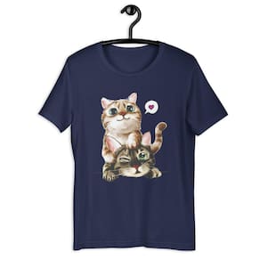 Camiseta Feminina - Cats Love