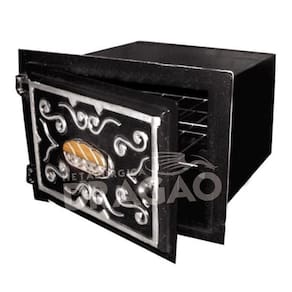 Forno Fogão A Lenha Frente De Ferro 32,5X47X50Cm N°10 Dragão