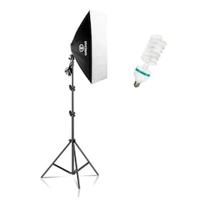 Kit Estudio Softbox 50X70 + Tripe 2M + Lampada 110V