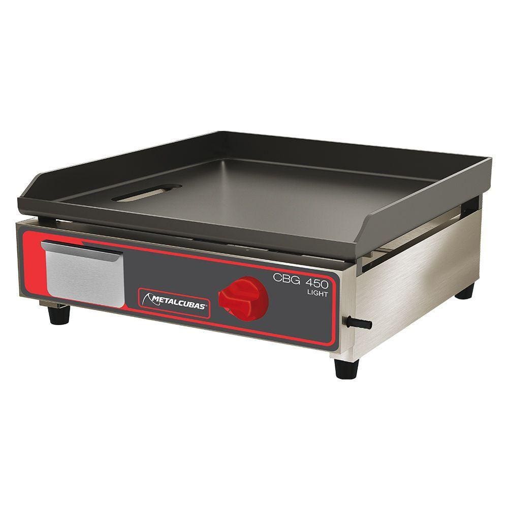 Chapa Bifeteira A Gás Light Metalcubas 45 Cm Com Prensa Cbg450lpp