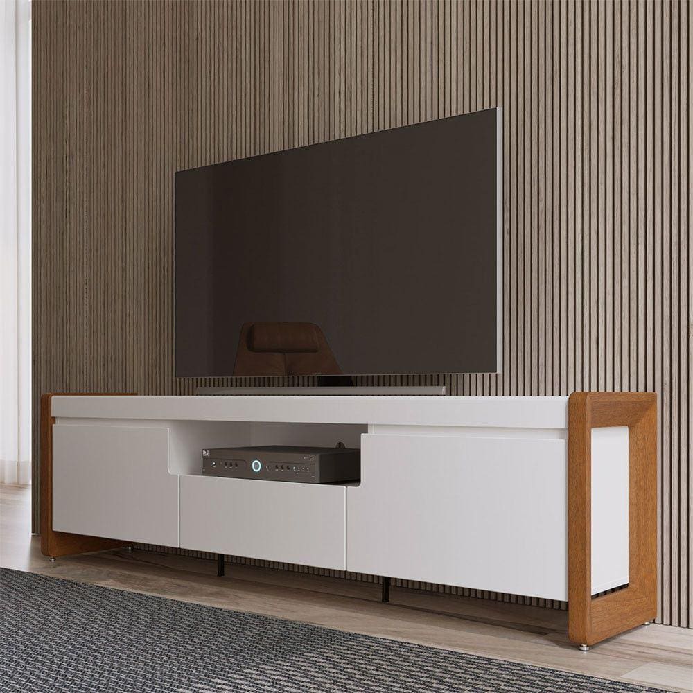 Rack Bistrol 189 cm Produzida em Madeira Maciça, MDF e MDP