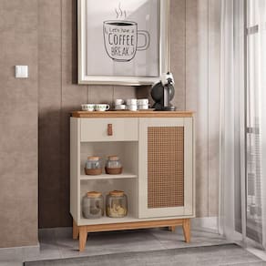 Aparador Café Rubi Casa D Off White/Noce