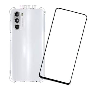 Capinha Antiqueda Compatível com Moto G52 + Película 5D Cerâmica