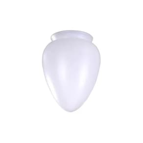 Globo Lustre Pera Plástico P/ Ventilador De Teto Ventidelta
