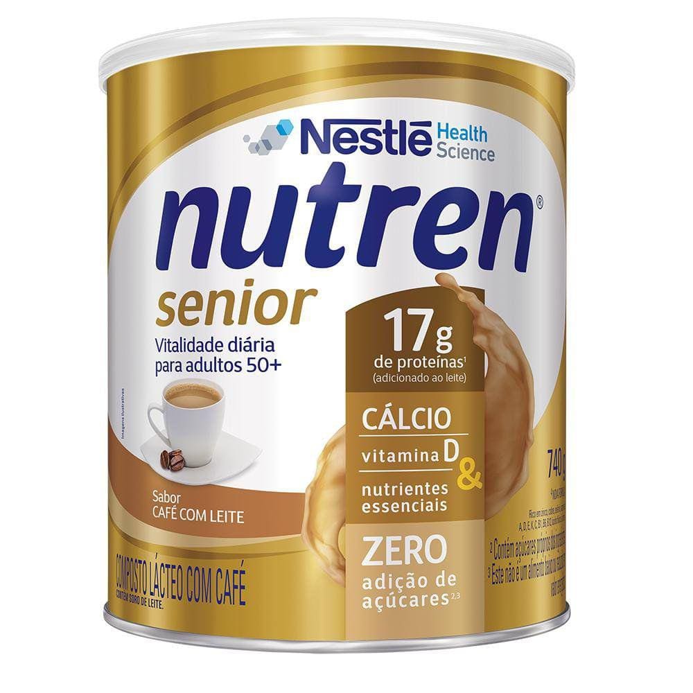 Nutren Senior Café com Leite Suplemento Alimentar 740g
