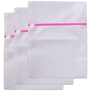 Kit 3 Sacos Protetor De Lavar Roupa Para Lavadora 60 X 50 Cm
