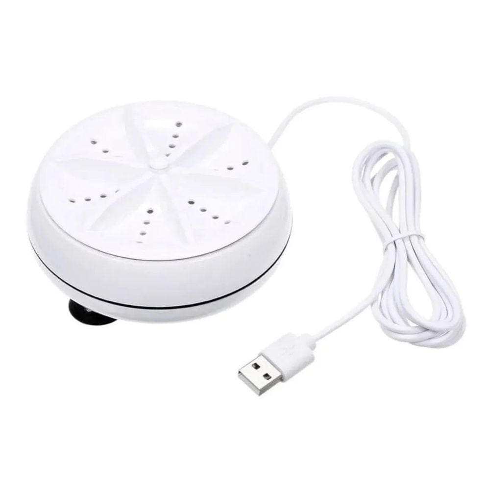 Mini Máquina De Lavar Roupa Portátil Usb Bivolt Ultrasonic