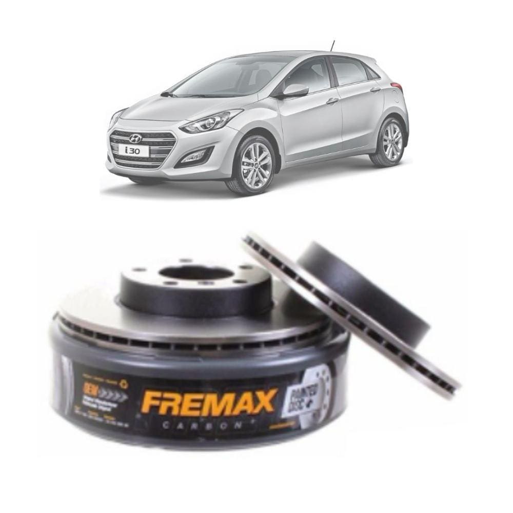 Par Discos Freio Ventilado Dianteiro Fremax i30 2014-2016