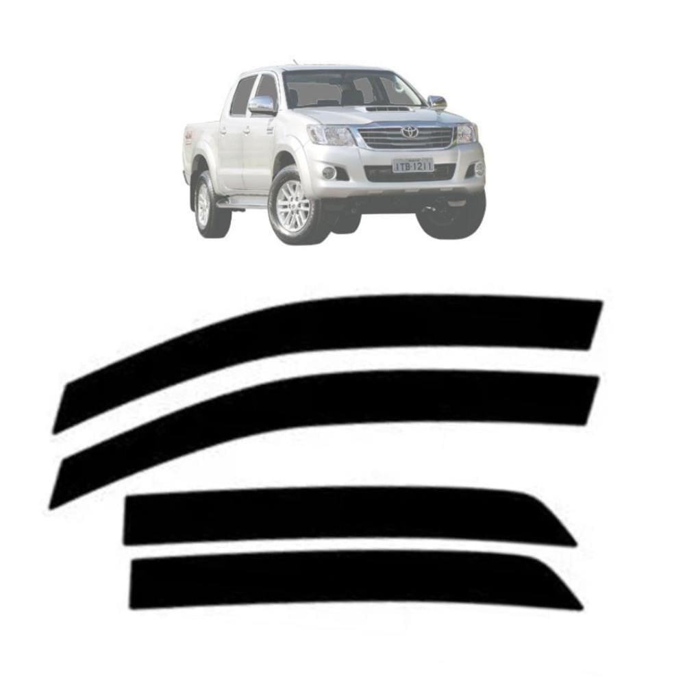 Calha de Chuva Fumê Tg Poli Hilux 2005 até 2015