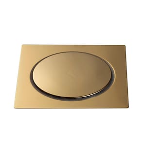 Ralo Click Up Para Chão 15 cm Inox Pingoo.casa - Dourado