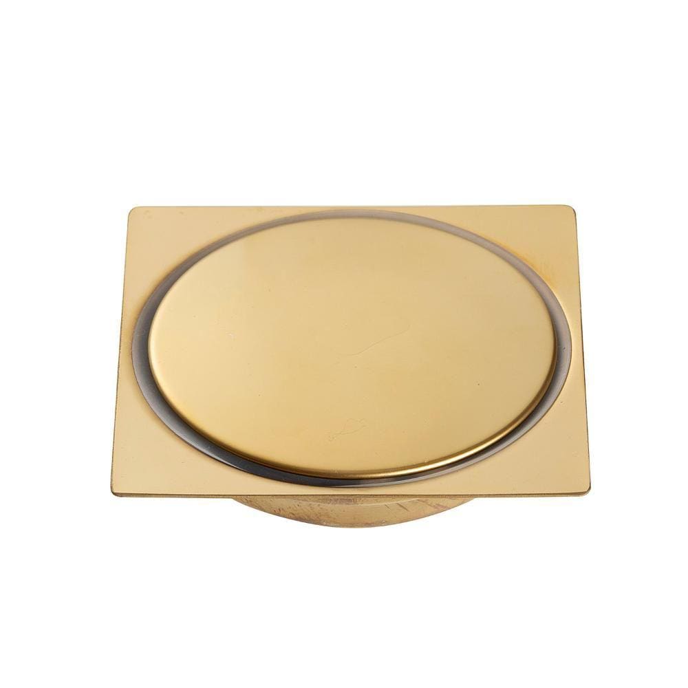 Ralo Click Up Para Chão 10 cm Inox Pingoo.casa - Dourado