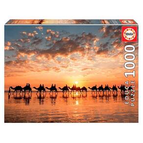 Puzzle 1000 Peças Pôr Do Sol Em Cabo Beach - Educa - Imp
