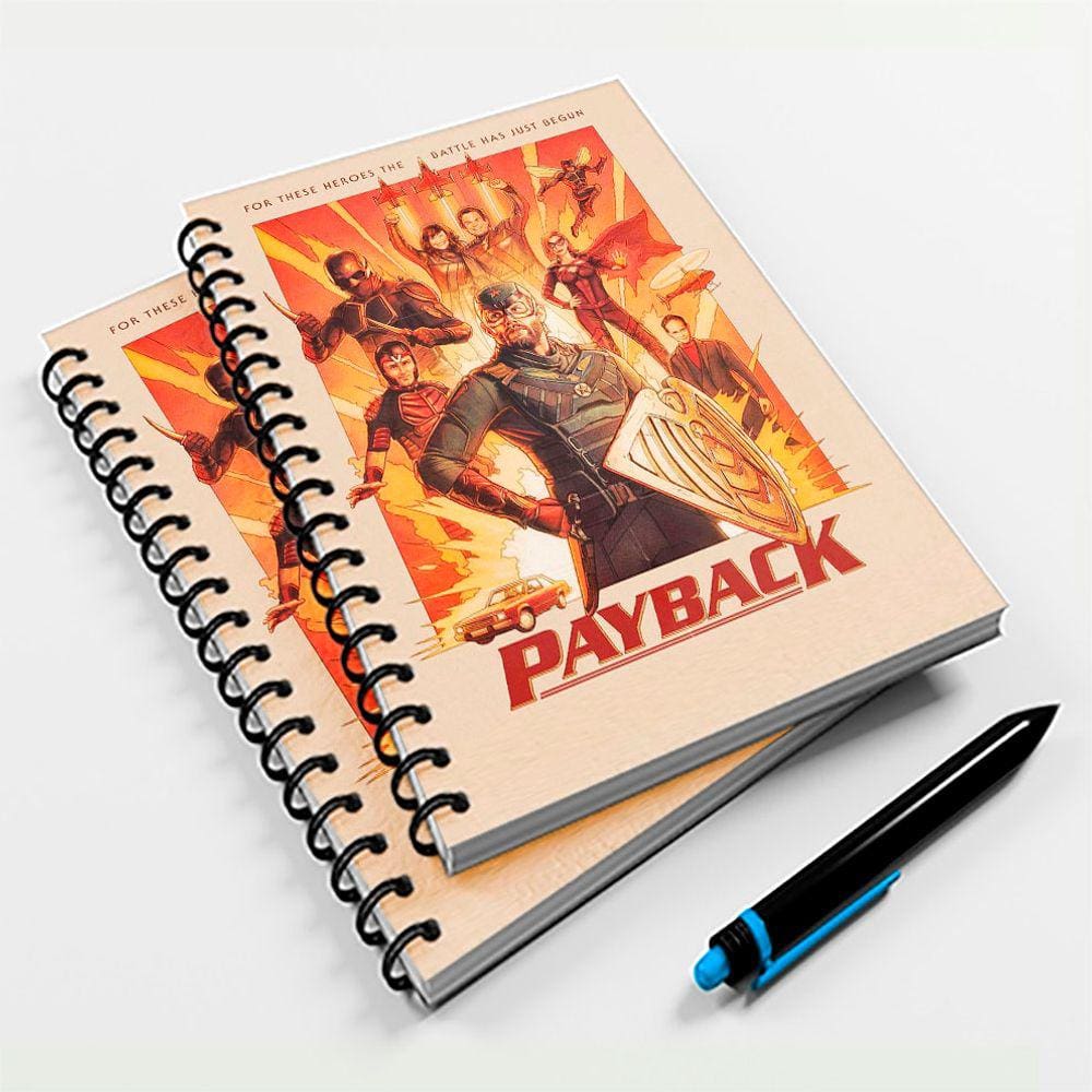 Caderno Pequeno 20x14cm The Boys Mod.02