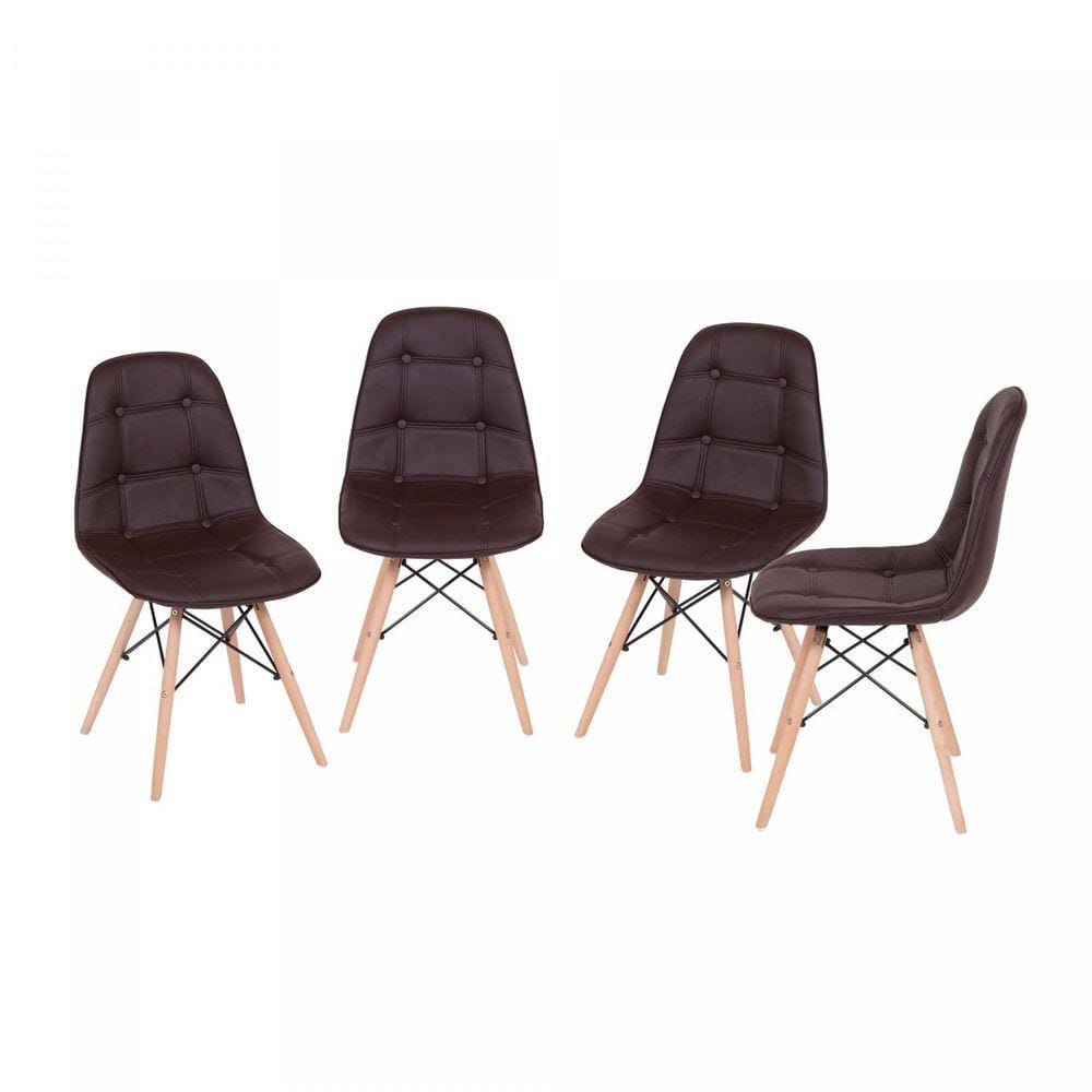 Kit 4 Cadeiras Botonê Dkr OR Design Café