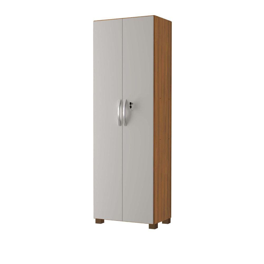 Armário Multiuso 2 Pts Com Chave Notável Freijó Trend Off