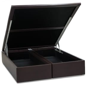 Base Baú Corino Queen 158x198x39cm Ortobom Marrom