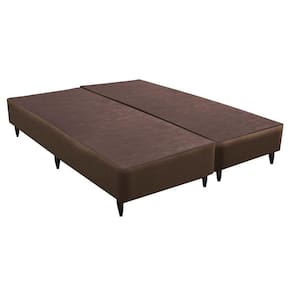 Base Sommier Linho Super King 193x203x30cm Ortobom Marrom