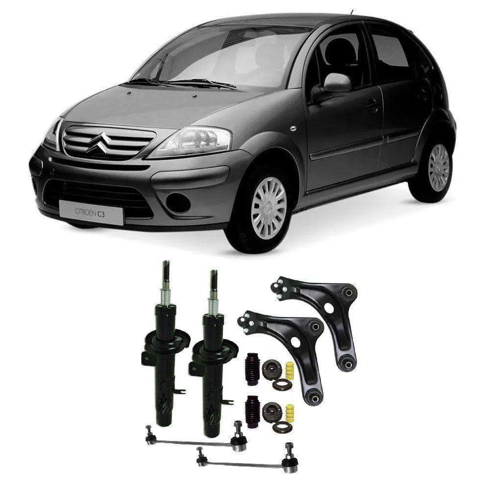 Kit Completo Suspensão Citroen C3 2003 Até 2012 Dianteiro