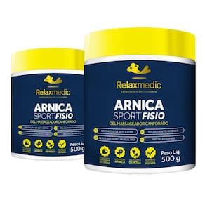 Kit Gel Massageador Dor Arnica Sport Fisio Relaxmedic