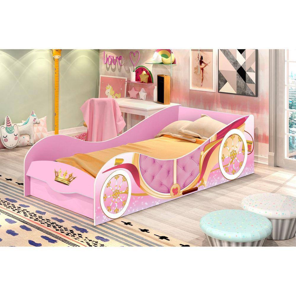 Mini-Cama Infantil - Pura Magia Barbie - Cama Infantil - Magazine