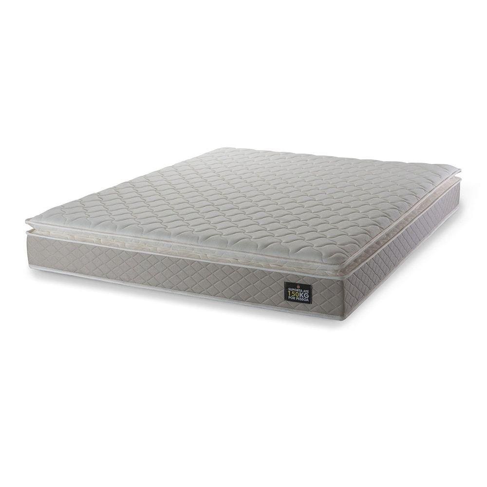 Colchão Casal Espuma D-45 Strong One Face Hellen Colchões Bege