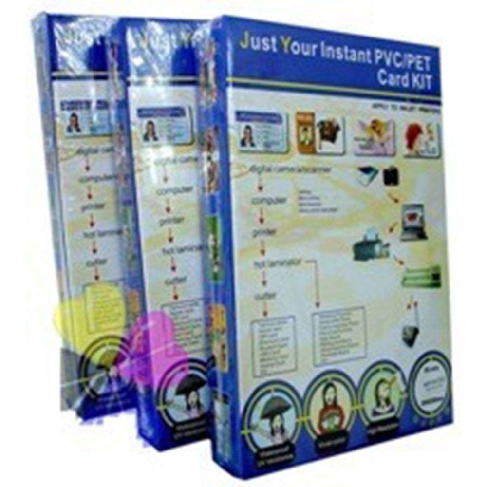 100 Placa Pvc 250 Folha Imprimivel P/ Crachá Cartão Cardápio