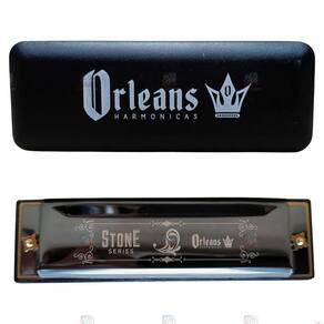 Harmonica Gaita Stone Series Diatonica Em D - Orleans