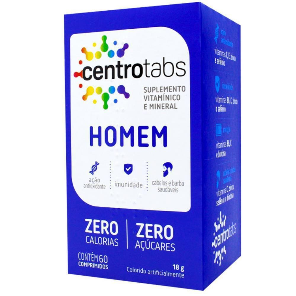 Centrotabs Homem Com 60 Comprimidos