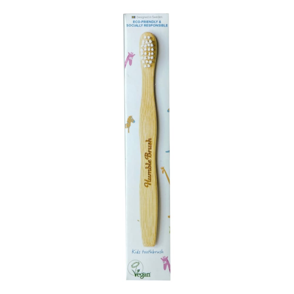 Escova de Dentes Infantil Vegana de Bambu The Humble