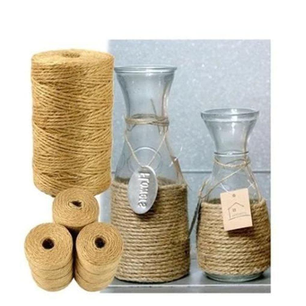Barbante Sisal 2Mm Rolo 500 Metros Fio Amarração