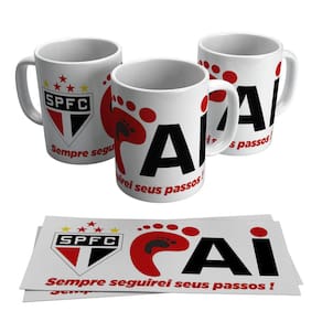 Caneca Pai Sempre Seguirei Seus Passos 325ml