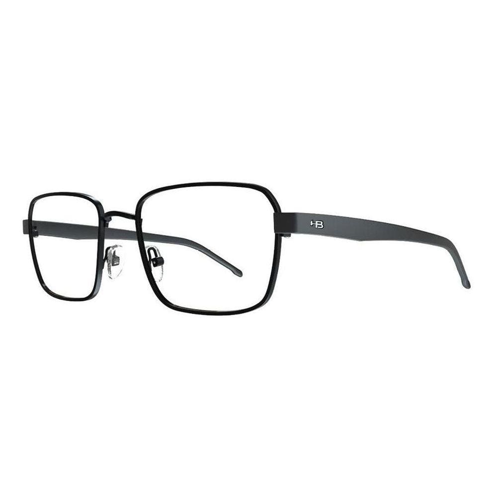Óculos Armação Hb M.010409 C.0615 Fosco Grafite Preto