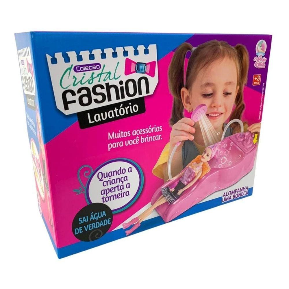 Brinquedo Salão De Beleza Infantil Lavatório Boneca