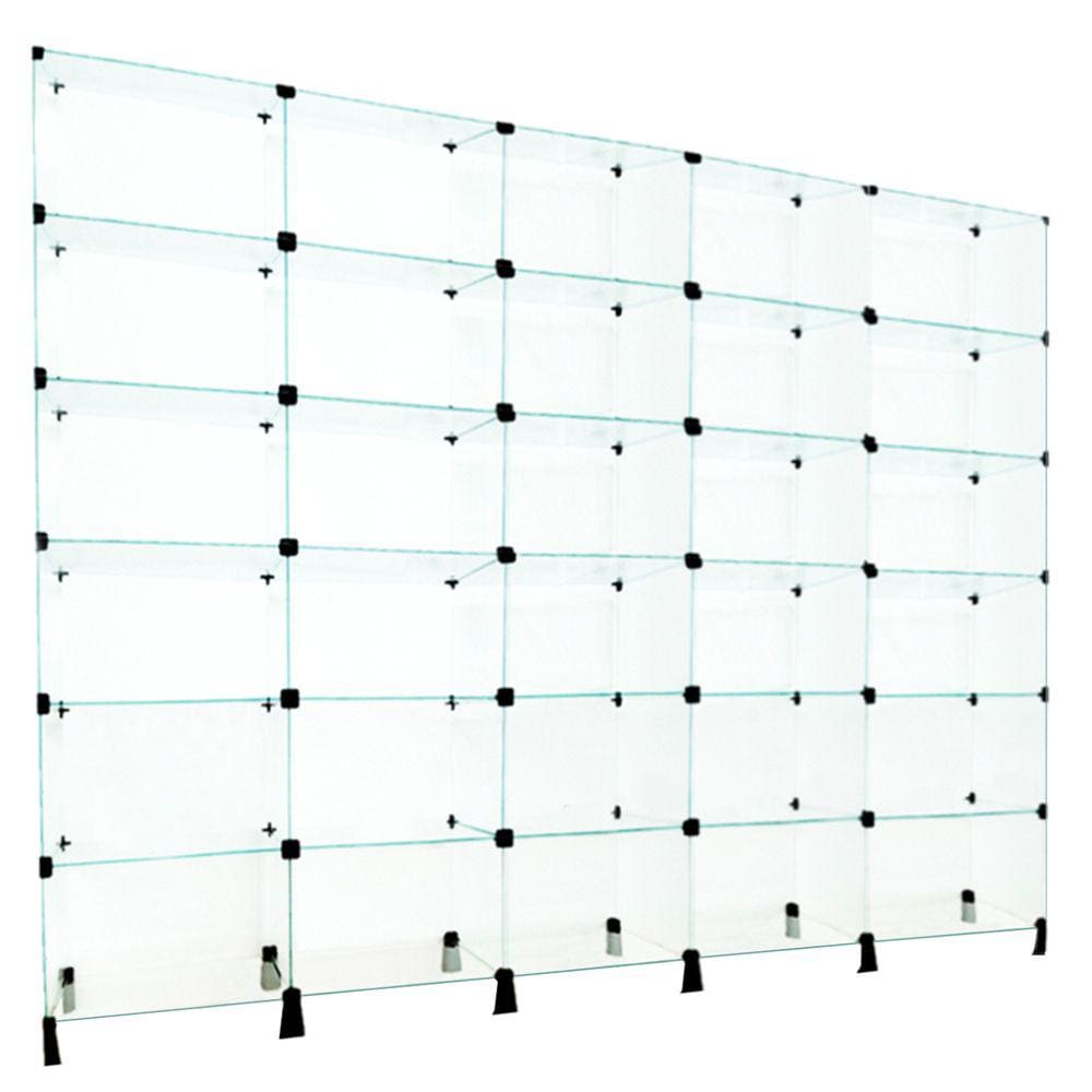 Estante de Vidro Modulado - 2,50 x 1,90 x 0,30