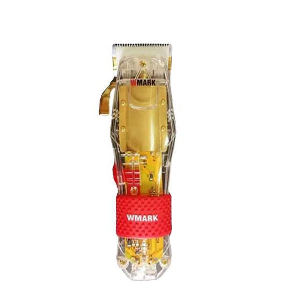 Maquina De Cortar Cabelo Wmark Ng208 Transparente De Corte