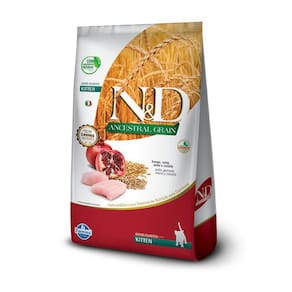 Ração N&D Ancestral Grain Frango Para Gatos Filhotes 7,5Kg