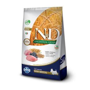Ração N&D Ancestral Cães Adultos Raças Mini Cordeiro 10,1Kg