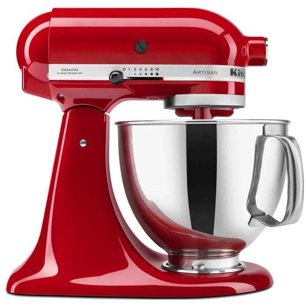 Batedeira Kitchenaid 4,8L Stand Mixer Artisan Vermelha 127V