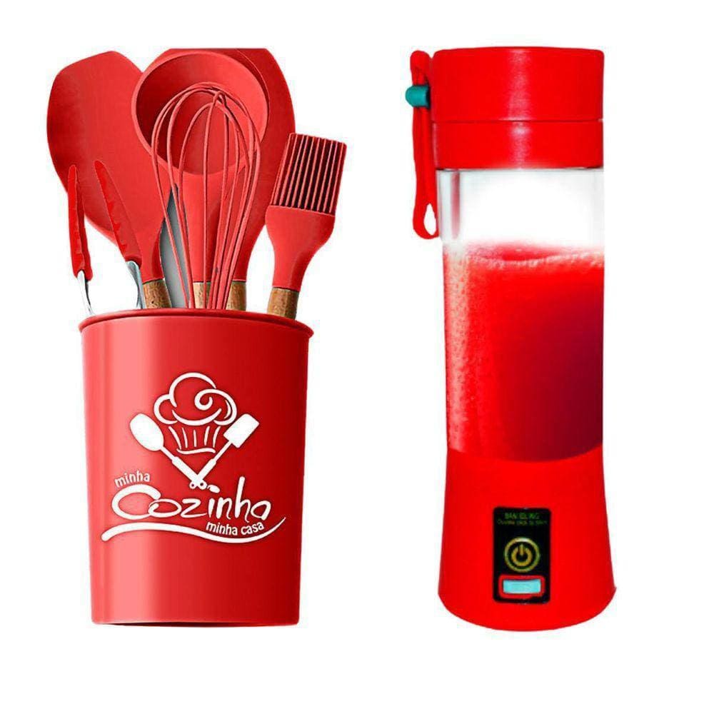 Mini Liquidificador Portatil Com 6 Laminas - Usb