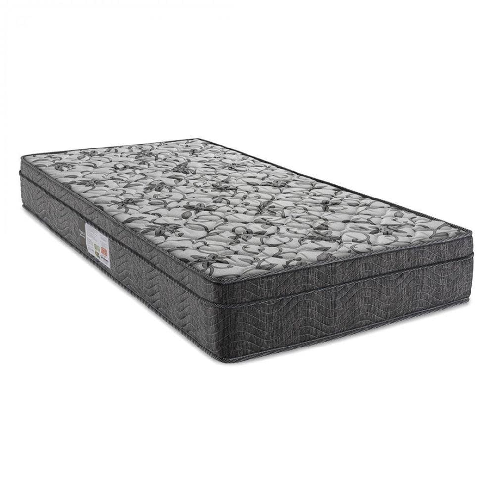Colchão Physical Nanolastic Solteiro 88x188x23cm Ortobom Cinza/Branco