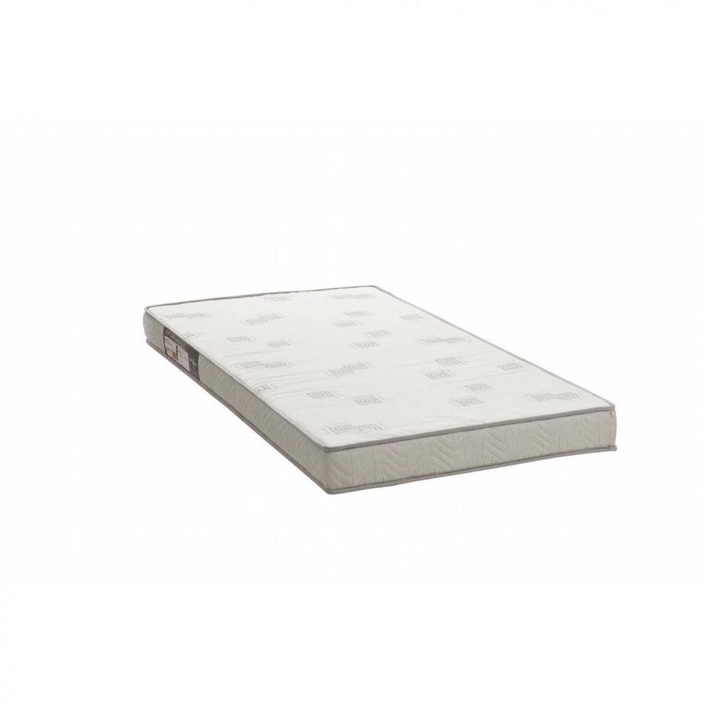 Colchão Light D23 Solteiro 78x188x12cm Ortobom Branco/Cinza