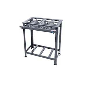 Fogão Industrial 2 Bocas com Porta Panelas N.E 1QS 1QD Tron