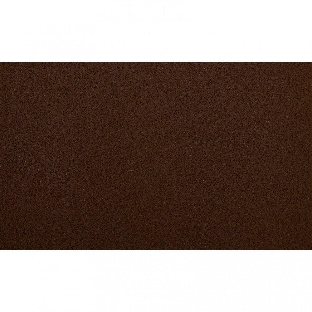 Capacho Vinil Silver Base Fundida 10mm 1,20x12m Kapazi Marrom