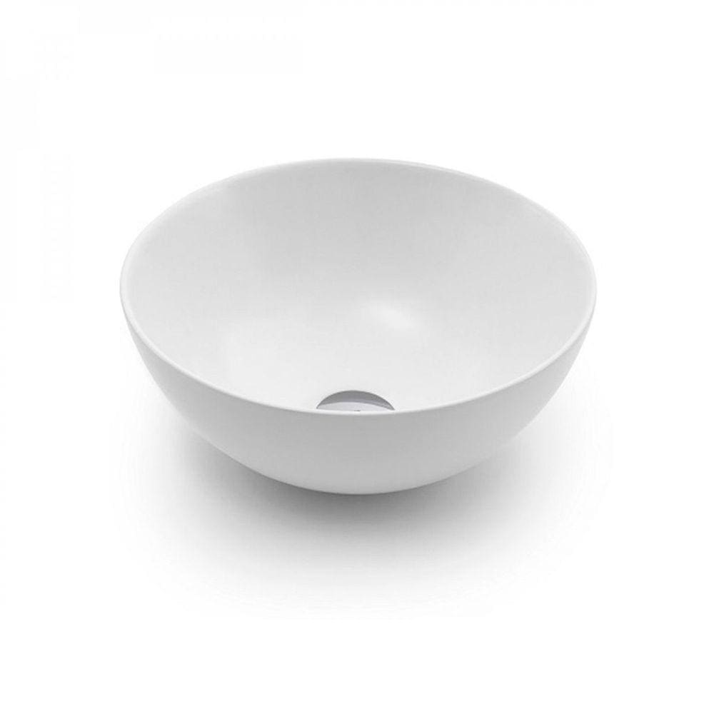 Cuba de Apoio Redonda 32cmx13cm Luxo Docol Branco