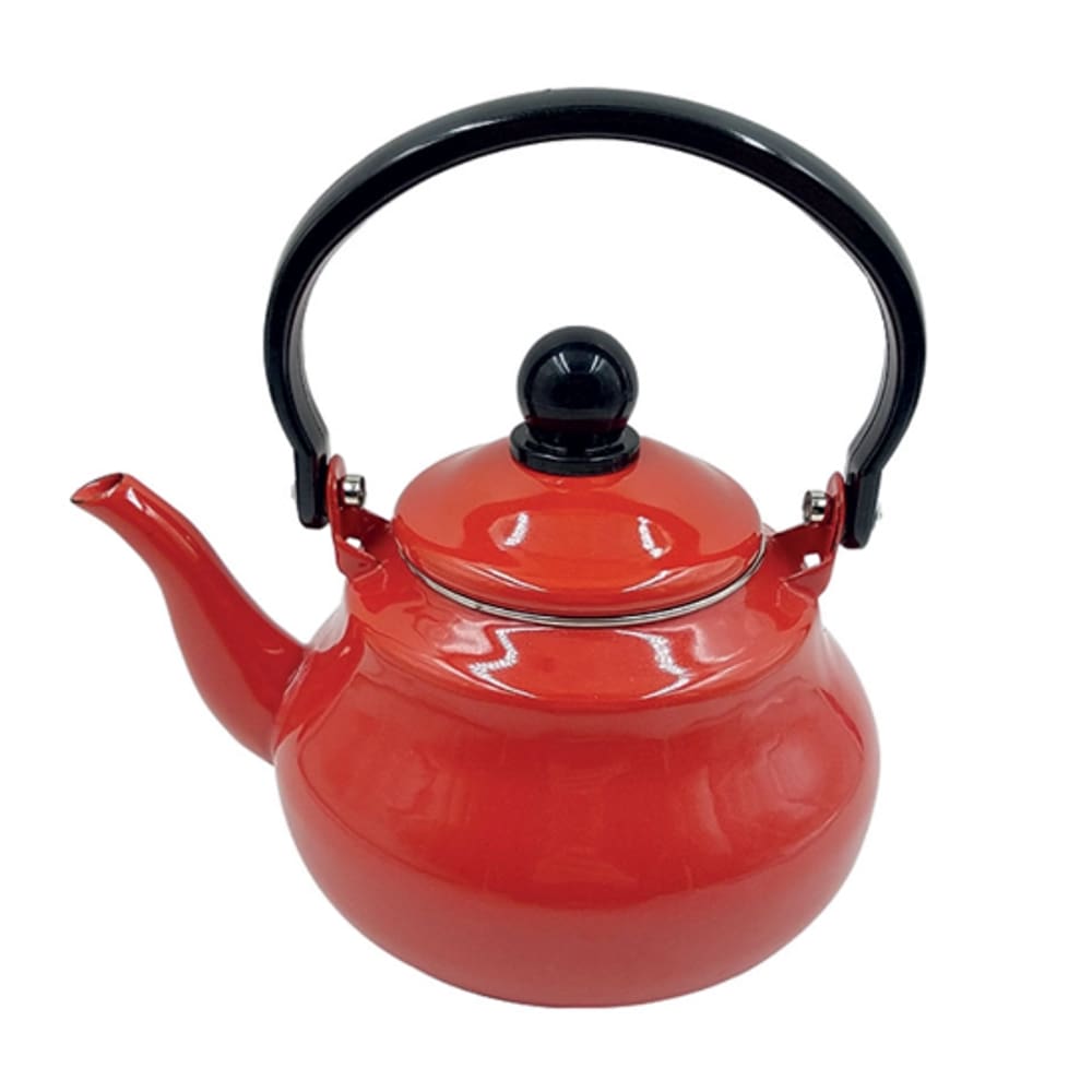 Bule Ágata Esmaltada 1.5 Litros - Vermelha